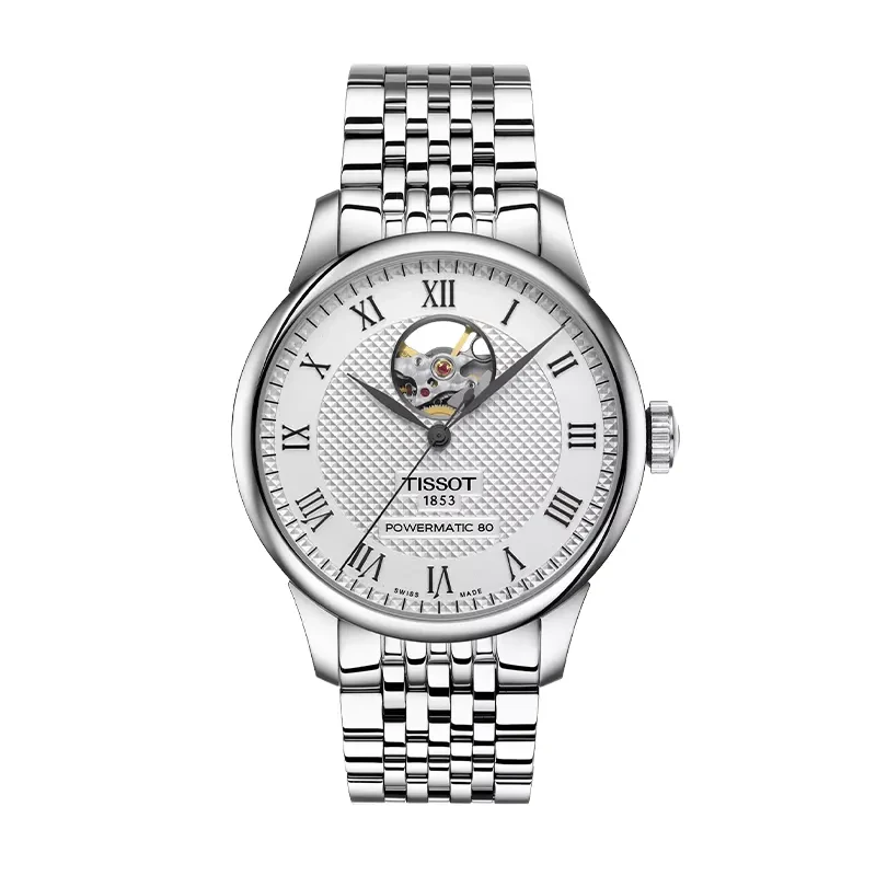 Tissot Le Locle Swiss Powermatic 80 Open-heart Men's Watch- T006.407.11.033.02